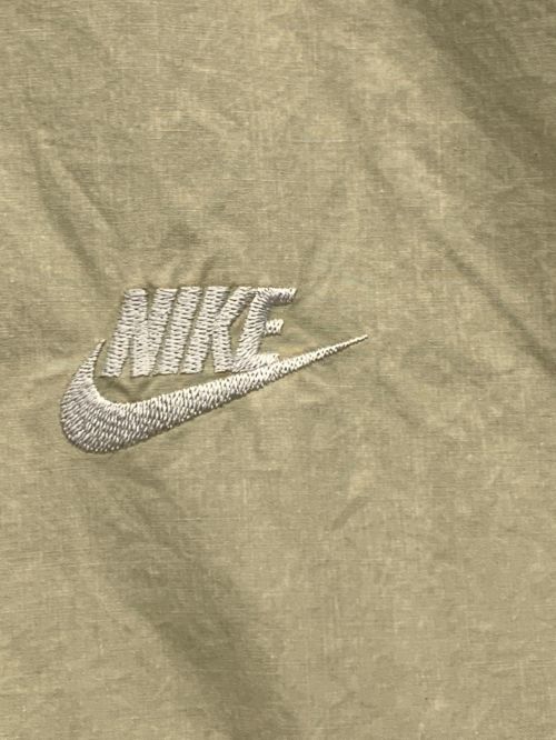 NIKE（ナイキ）NIKE (ナイキ) ジップアップナイロンジャケット ベージュ サイズ:XXLの古着・服飾アイテム
