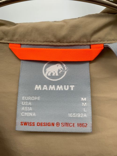MAMMUT（マムート）MAMMUT (マムート) ナイロンジャケット ベージュ サイズ:ASIA Lの古着・服飾アイテム