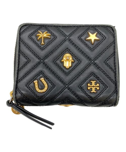TORY BURCH（トリーバーチ）TORY BURCH (トリーバーチ) 2つ折り財布 ブラックの古着・服飾アイテム