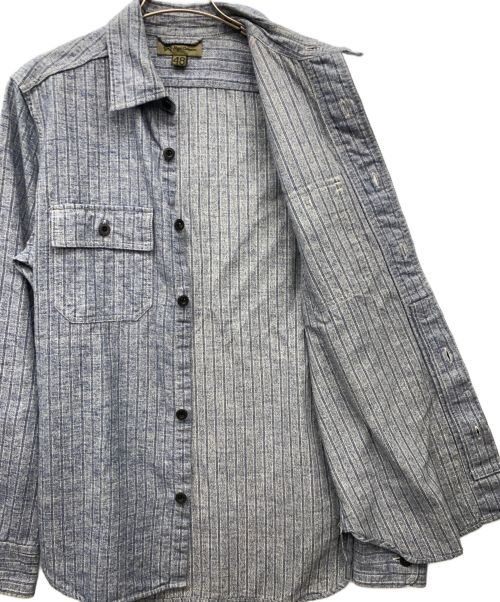 NIGEL CABOURN（ナイジェルケーボン）NIGEL CABOURN (ナイジェルケーボン) シャツジャケット ブルー サイズ:48の古着・服飾アイテム