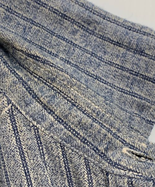 NIGEL CABOURN（ナイジェルケーボン）NIGEL CABOURN (ナイジェルケーボン) シャツジャケット ブルー サイズ:48の古着・服飾アイテム