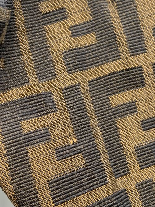 FENDI JEANS（フェンディ ジーンズ）FENDI jeans (フェンディ ジーンズ) パンツ ブラック×ブラウン サイズ:27incの古着・服飾アイテム
