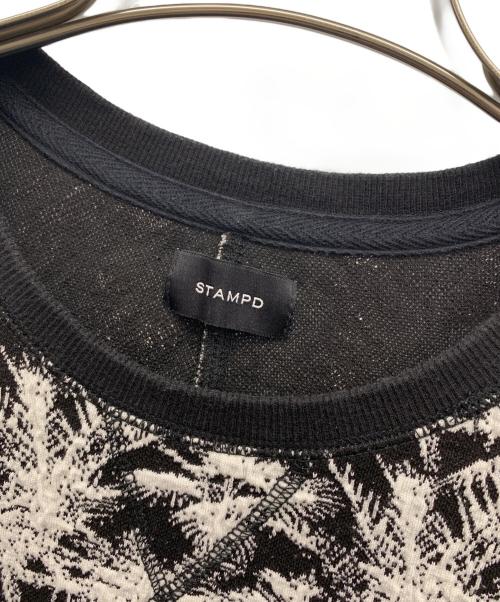 STAMPD LA（スタンプド エルエー）STAMPD LA (スタンプド エルエー) 半袖カットソー ブラック×ホワイト サイズ:不明の古着・服飾アイテム