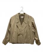 MONKEY TIMEモンキータイム）の古着「オーバーシルエットダブルジャケット」｜ベージュ