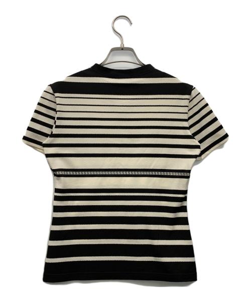 FENDI（フェンディ）FENDI (フェンディ) カットソー ホワイト×ブラック サイズ:42の古着・服飾アイテム