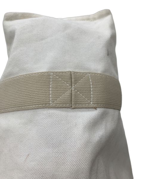 HERMES（エルメス）HERMES (エルメス) キャンバストートバッグ ホワイトの古着・服飾アイテム