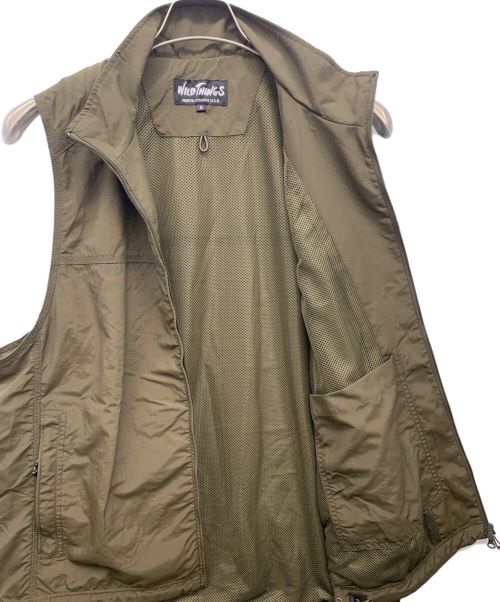 WILD THINGS（ワイルドシングス）WILD THINGS (ワイルドシングス) UTILITY VEST カーキ サイズ:Mの古着・服飾アイテム