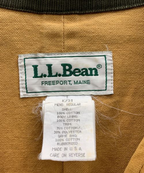 L.L.Bean（エルエルビーン）L.L.Bean (エルエルビーン) ハンティングジャケット ベージュ サイズ:Lの古着・服飾アイテム