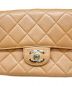 中古・古着 CHANEL (シャネル) ミニマトラッセショルダーバッグ ベージュ：188000円