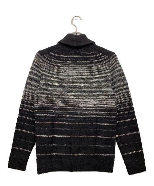 ARMANI EXCHANGE（アルマーニ エクスチェンジ）ARMANI EXCHANGE (アルマーニ エクスチェンジ) ニットカーディガン ブラック×ホワイト サイズ:S 未使用品の古着・服飾アイテム