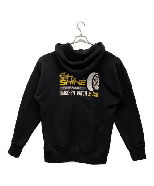 THE BLACK EYE PATCH（ブラックアイパッチ）THE BLACK EYE PATCH (ブラックアイパッチ) H&M (エイチアンドエム) プルオーバーパーカー ブラック サイズ:Sの古着・服飾アイテム