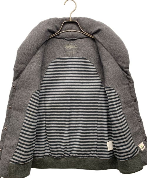 LACOSTE（ラコステ）LACOSTE (ラコステ) ダウンベスト グレー サイズ:38の古着・服飾アイテム