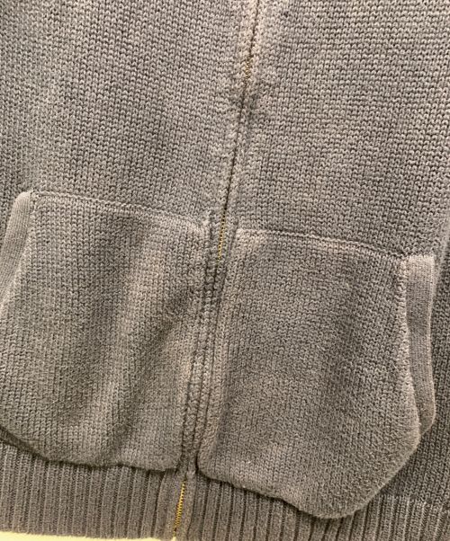 POLO RALPH LAUREN（ポロ・ラルフローレン）POLO RALPH LAUREN (ポロ・ラルフローレン) ジップアップニット ネイビー サイズ:XLの古着・服飾アイテム