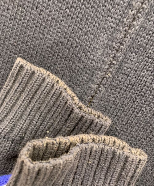 POLO RALPH LAUREN（ポロ・ラルフローレン）POLO RALPH LAUREN (ポロ・ラルフローレン) ジップアップニット ネイビー サイズ:XLの古着・服飾アイテム