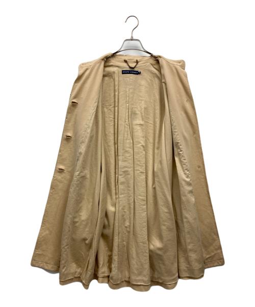 POLO RALPH LAUREN（ポロ・ラルフローレン）POLO RALPH LAUREN (ポロ・ラルフローレン) ステンカラーコート ベージュ サイズ:XLの古着・服飾アイテム