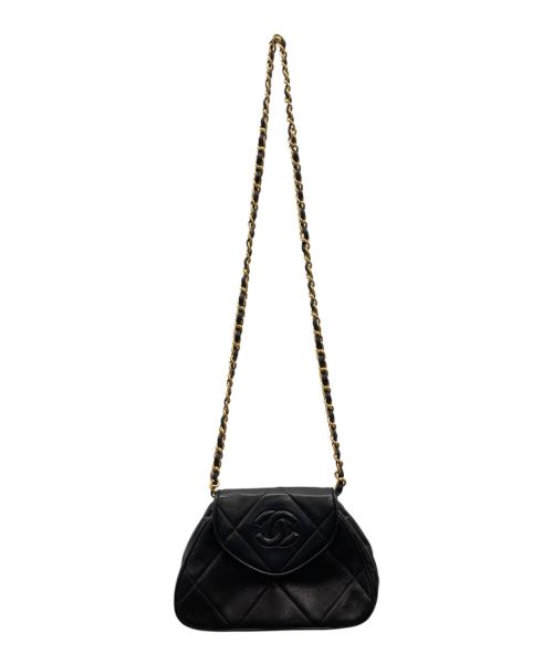 CHANEL（シャネル）CHANEL (シャネル) チェーンショルダーバッグ ブラックの古着・服飾アイテム