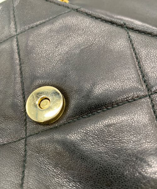 CHANEL（シャネル）CHANEL (シャネル) チェーンショルダーバッグ ブラックの古着・服飾アイテム