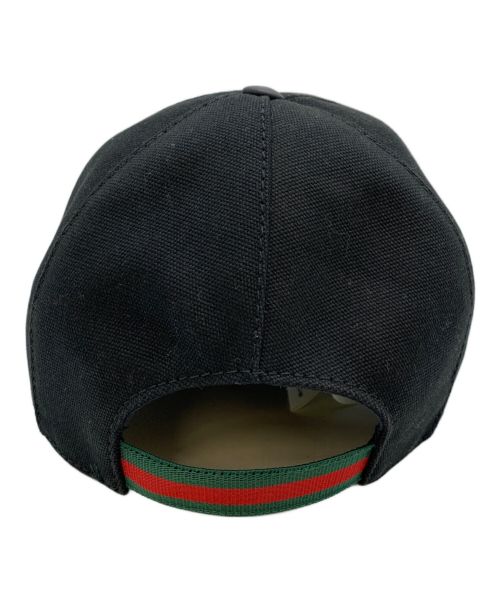 GUCCI（グッチ）GUCCI (グッチ) キャップ ブラックの古着・服飾アイテム