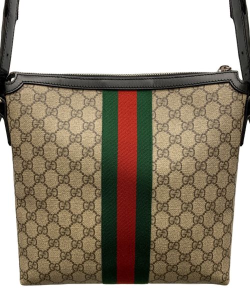 GUCCI（グッチ）GUCCI (グッチ) ショルダーバッグ ベージュ×ブラックの古着・服飾アイテム