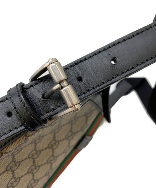 GUCCI（グッチ）GUCCI (グッチ) ショルダーバッグ ベージュ×ブラックの古着・服飾アイテム