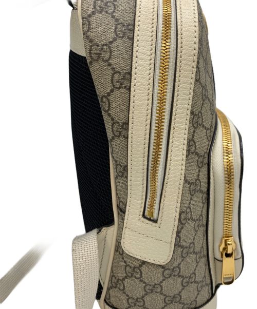 GUCCI（グッチ）GUCCI (グッチ) リュック ベージュ×アイボリーの古着・服飾アイテム