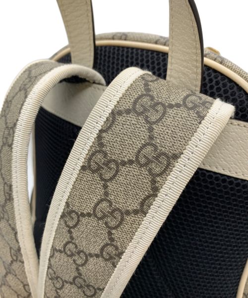 GUCCI（グッチ）GUCCI (グッチ) リュック ベージュ×アイボリーの古着・服飾アイテム
