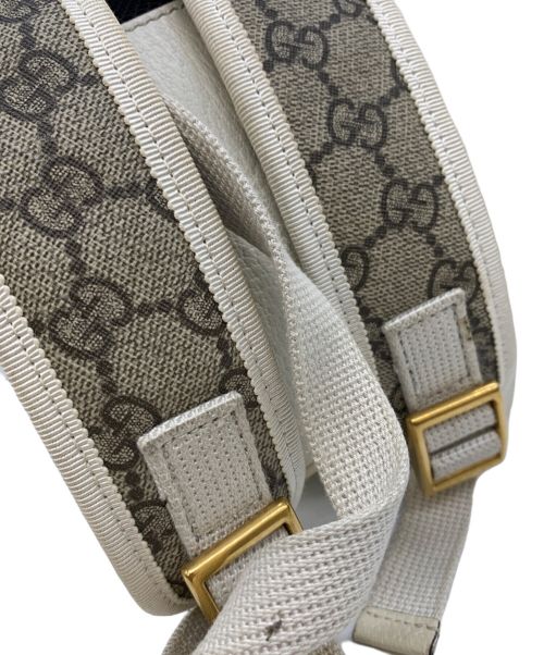 GUCCI（グッチ）GUCCI (グッチ) リュック ベージュ×アイボリーの古着・服飾アイテム