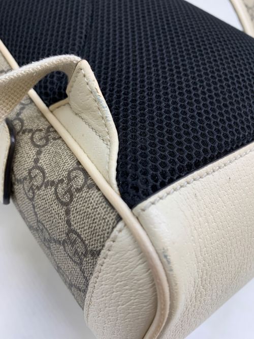 GUCCI（グッチ）GUCCI (グッチ) リュック ベージュ×アイボリーの古着・服飾アイテム