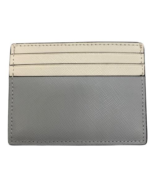 Kate Spade（ケイトスペード）Kate Spade (ケイトスペード) カードケース グレー×アイボリーの古着・服飾アイテム