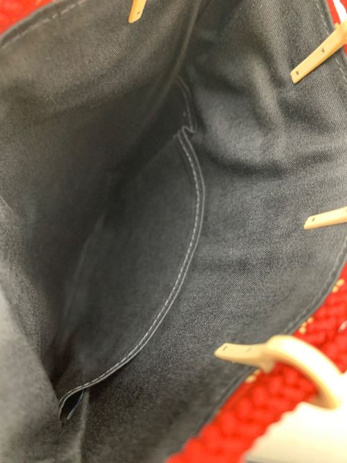 印傳屋（インデンヤ）印傳屋 (インデンヤ) 巾着ポーチ レッドの古着・服飾アイテム