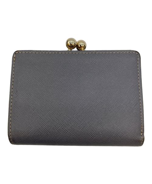 PAUL SMITH（ポールスミス）Paul Smith (ポールスミス) 3つ折り財布 グレー×ピンクの古着・服飾アイテム