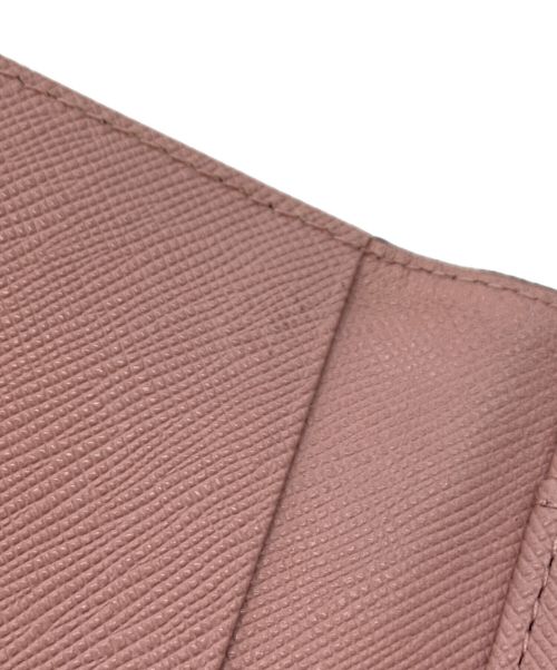 PAUL SMITH（ポールスミス）Paul Smith (ポールスミス) 3つ折り財布 グレー×ピンクの古着・服飾アイテム