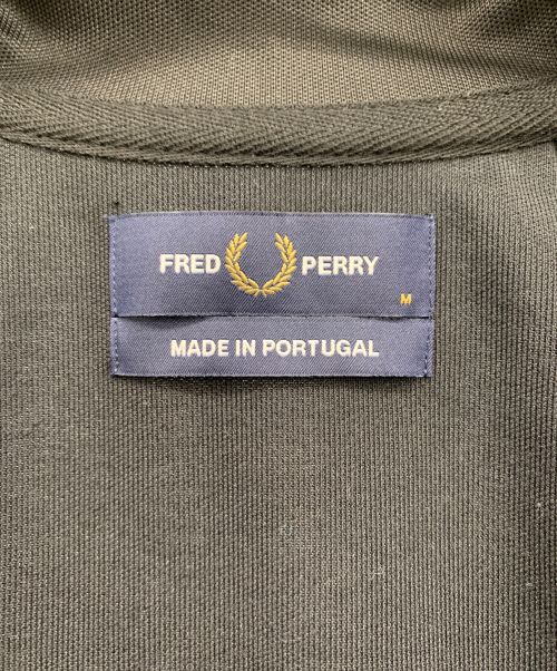 FRED PERRY（フレッドペリー）FRED PERRY (フレッドペリー) コントラステープトラックジャケット ブラック サイズ:Mの古着・服飾アイテム