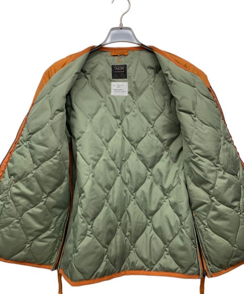 TAION（タイオン）TAION (タイオン) Ｖネックジップジャケット オレンジ サイズ:EU XSの古着・服飾アイテム