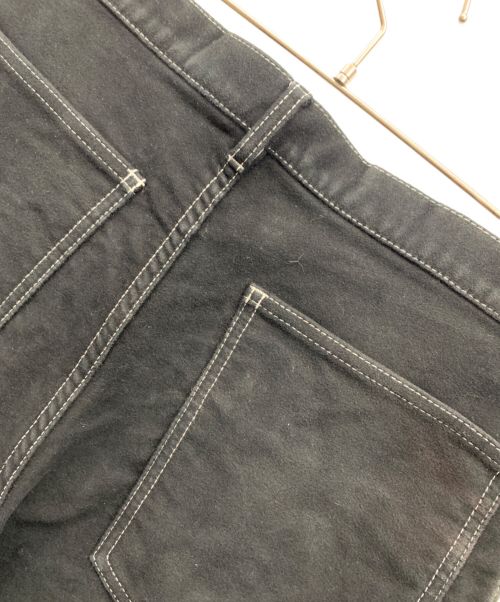 COMME des GARCONS SHIRT（コムデギャルソンシャツ）COMME des GARCONS SHIRT (コムデギャルソンシャツ) スウェードパンツ ブラック サイズ:XSの古着・服飾アイテム