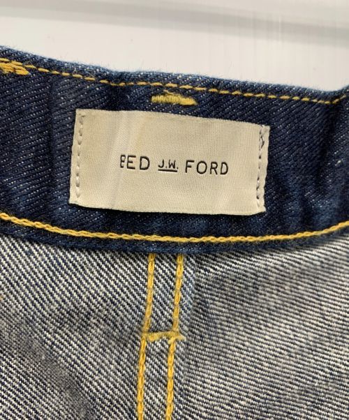 BED J.W. FORD（ベッドフォード）BED J.W. FORD (ベッドフォード) LEE (リー) ワイドデニムパンツ インディゴ サイズ:Sの古着・服飾アイテム