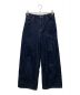 BED J.W. FORD（ベッドフォード）の古着「ワイドデニムパンツ」｜インディゴ