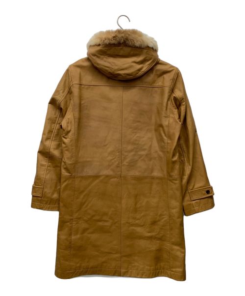 BURBERRY BLACK LABEL（バーバリーブラックレーベル）BURBERRY BLACK LABEL (バーバリーブラックレーベル) レザーコート キャラメル サイズ:Mの古着・服飾アイテム