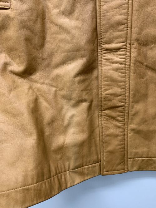 BURBERRY BLACK LABEL（バーバリーブラックレーベル）BURBERRY BLACK LABEL (バーバリーブラックレーベル) レザーコート キャラメル サイズ:Mの古着・服飾アイテム