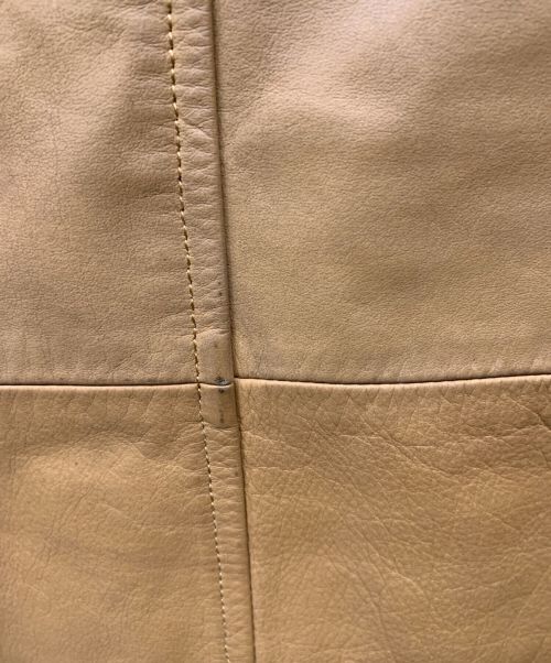 BURBERRY BLACK LABEL（バーバリーブラックレーベル）BURBERRY BLACK LABEL (バーバリーブラックレーベル) レザーコート キャラメル サイズ:Mの古着・服飾アイテム