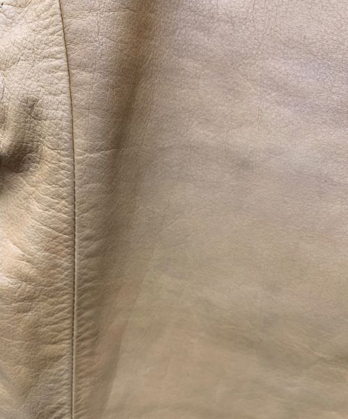 BURBERRY BLACK LABEL（バーバリーブラックレーベル）BURBERRY BLACK LABEL (バーバリーブラックレーベル) レザーコート キャラメル サイズ:Mの古着・服飾アイテム