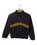 adidas Originalsアディダスオリジナル）の古着「シェルパ ボアフリースジャケット」｜ブラック×イエロー
