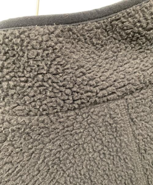 adidas Originals（アディダスオリジナル）adidas originals (アディダスオリジナル) シェルパ ボアフリースジャケット ブラック×イエロー サイズ:Lの古着・服飾アイテム