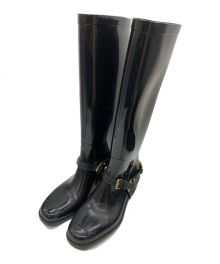 JIMMY CHOO（ジミーチュウ）の古着「レインブーツ」｜ブラック