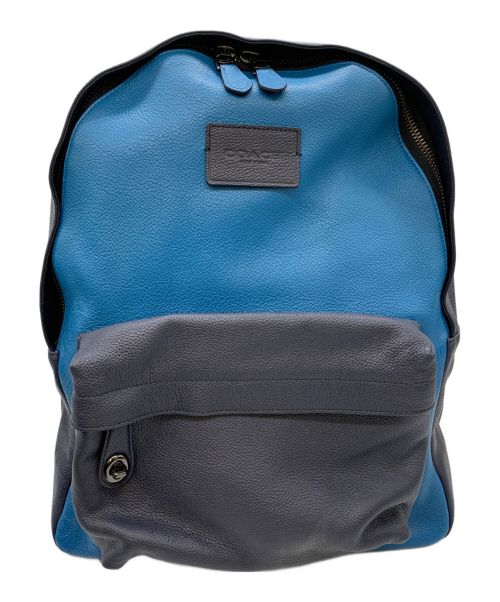 COACH（コーチ）COACH (コーチ) リュック ブルー×ネイビーの古着・服飾アイテム