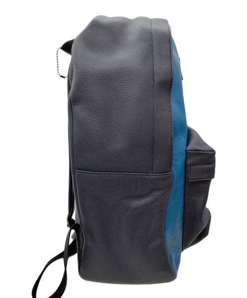 COACH（コーチ）COACH (コーチ) リュック ブルー×ネイビーの古着・服飾アイテム