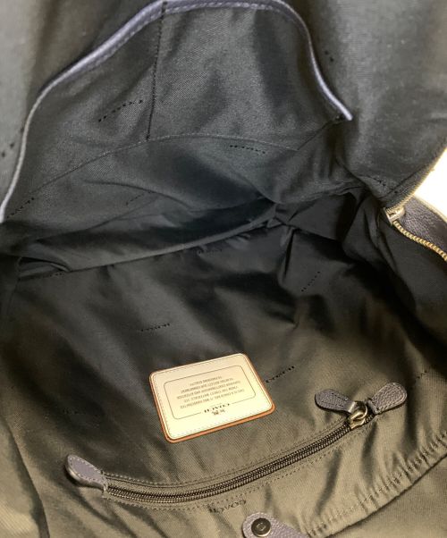 COACH（コーチ）COACH (コーチ) リュック ブルー×ネイビーの古着・服飾アイテム