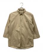 BURBERRY BLACK LABELバーバリーブラックレーベル）の古着「7分袖シャツ」｜ベージュ