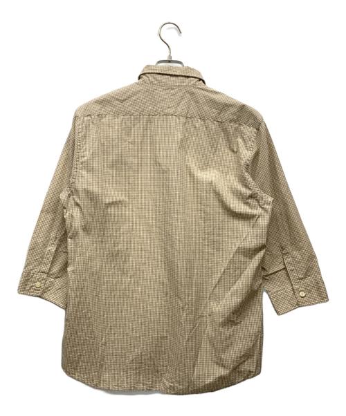 BURBERRY BLACK LABEL（バーバリーブラックレーベル）BURBERRY BLACK LABEL (バーバリーブラックレーベル) 7分袖シャツ ベージュ サイズ:3の古着・服飾アイテム