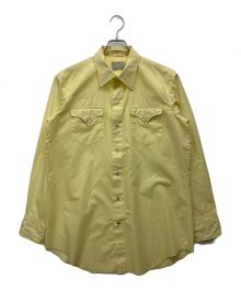 H BAR C（エイチバーシー）の古着「ウエスタンシャツ」｜イエロー